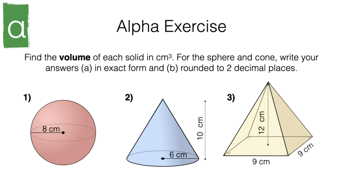 Surface areas of pyramids and cones