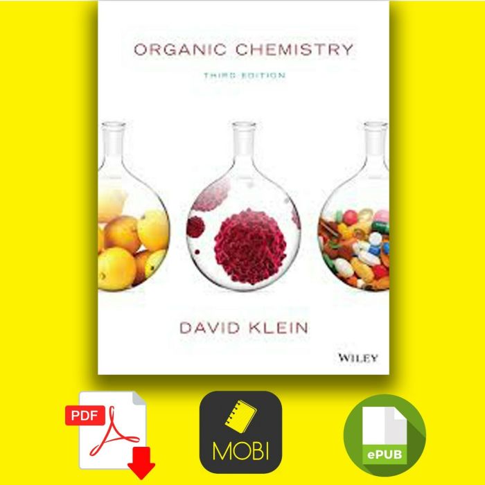 David klein organic chemistry third edition