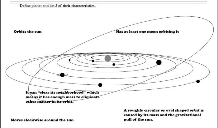 Astronomical distances activity sheet answers